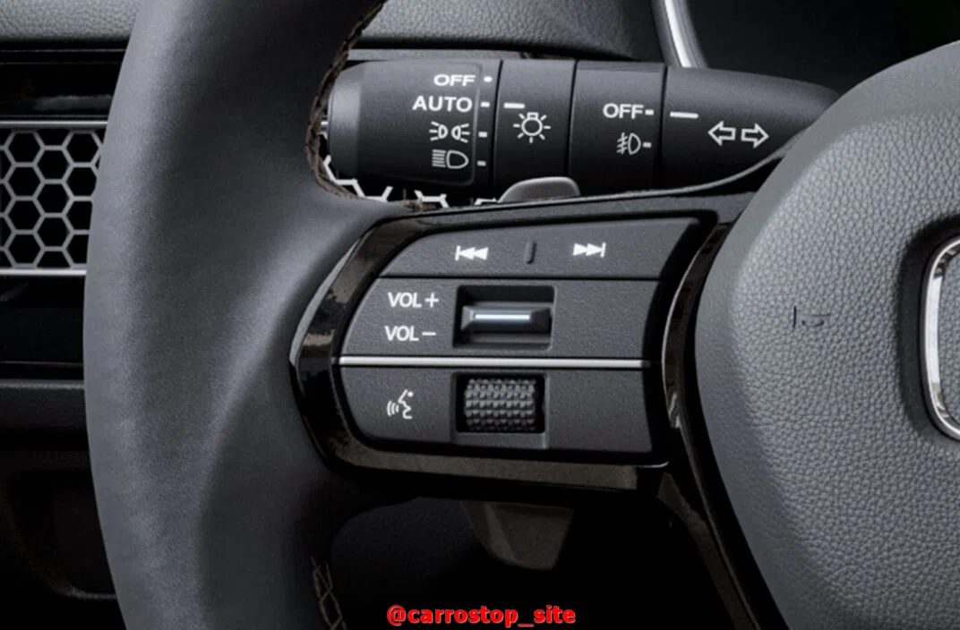 controle-volantes-novo-honda-civic Novo Honda Civic 2024 - Ficha Técnica e Mudanças
