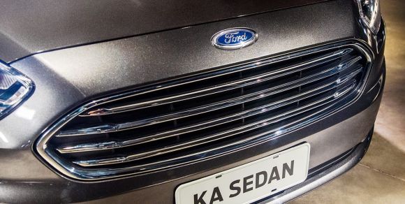 frente-ford-ka-sedan Ford KA Sedan - Preço, Ficha Técnica, Fotos