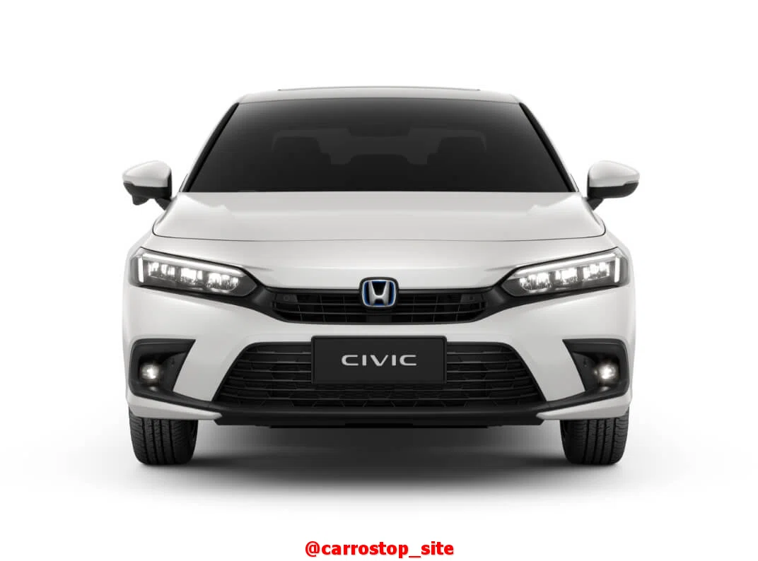 frente-novo-honda-civic Novo Honda Civic 2024 - Ficha Técnica e Mudanças