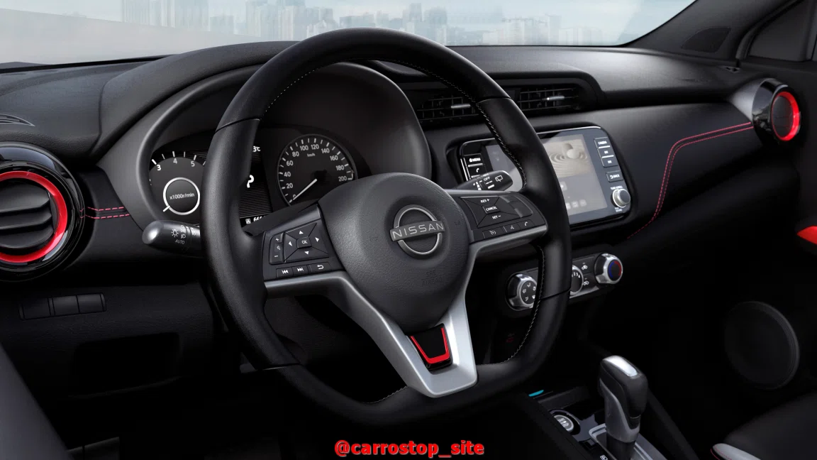 interior-nissan-kicks-2024-xplay Novo Nissan Kicks 2024 - Um Suv Compacto pro dia a dia