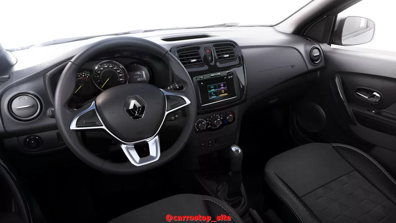 interior-novo-renault-logan-2024 Renault Logan 2024 - Preço, Ficha Técnica e Fotos